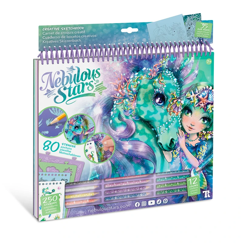 Набір для творчості NEBULOUS STARS – СКЕТЧБУК: ЛЕГЕНДА ПРО АРІАЗА — Nebulous Stars