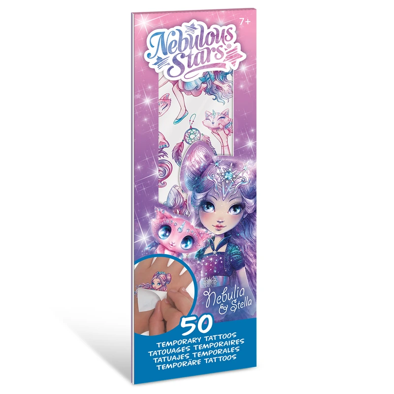 Набір тимчасових татуювань NEBULOUS STARS – БОДІ-АРТ: ЗІРКОВІ МАЛЮНКИ (в асорт.)