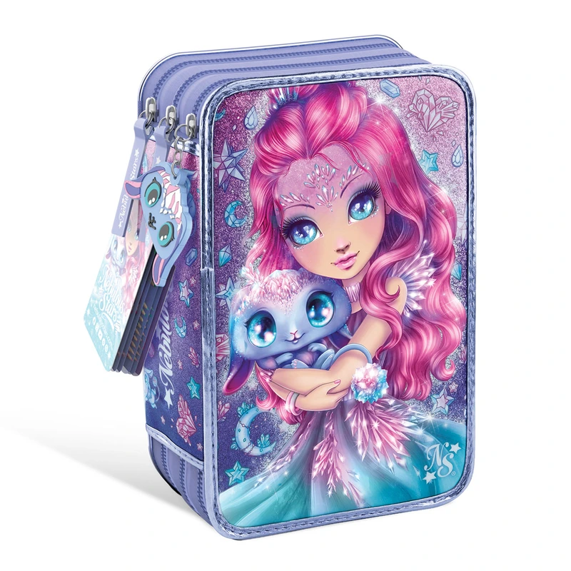 Потрійний пенал з наповненням NEBULOUS STARS – КРИСТАЛІЯ