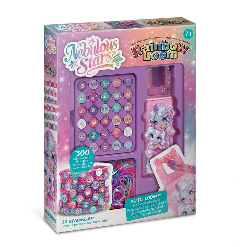 Набір для створення прикрас NEBULOUS STARS серії "Rainbow Loom™" з намистинами – ЗОРЯНА ФЕЄРІЯ — Nebulous Stars