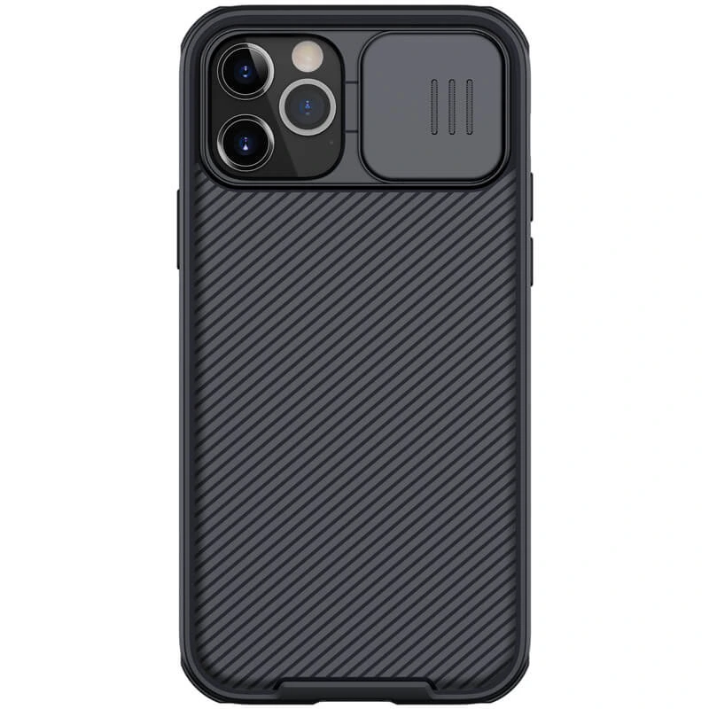 Карбонова накладка Nillkin CamShield Pro для Apple iPhone 12 Pro Max (6.7") Black