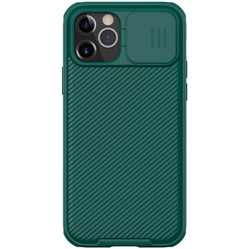 Карбонова накладка Nillkin CamShield Pro для Apple iPhone 14 Pro Max (6.7") Dark Green