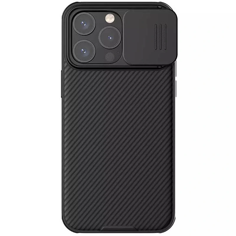 Карбонова накладка Nillkin CamShield Pro для Apple iPhone 15 Pro (6.1") Blue