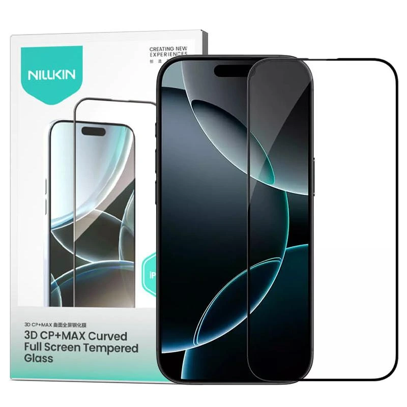 Захисне скло Nillkin (CP+ max 3D) (full glue) для Apple iPhone 16 Pro Max (6.9") Чорний