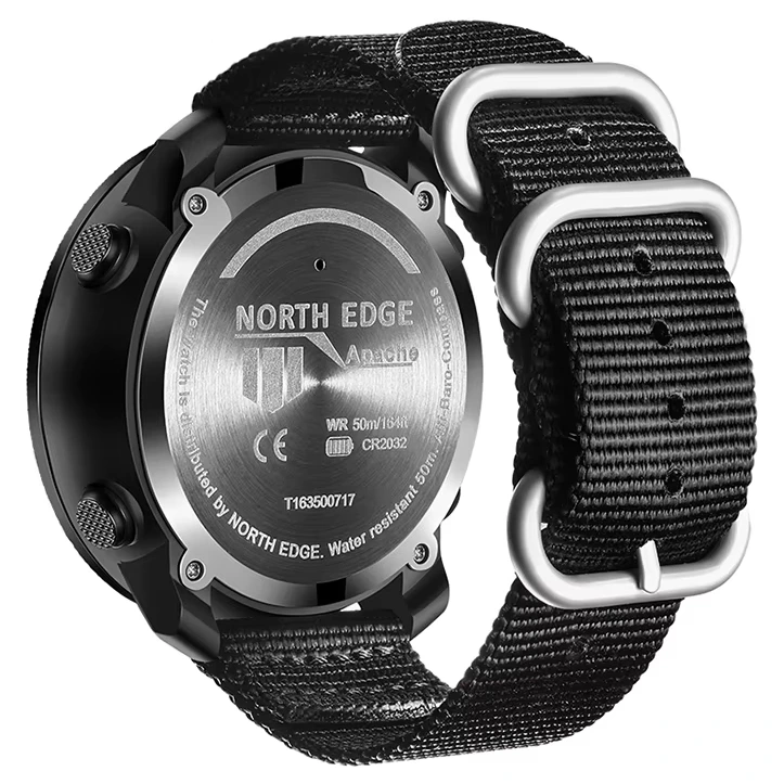 Ремінець тканевий чорний розмір 22 — North Edge