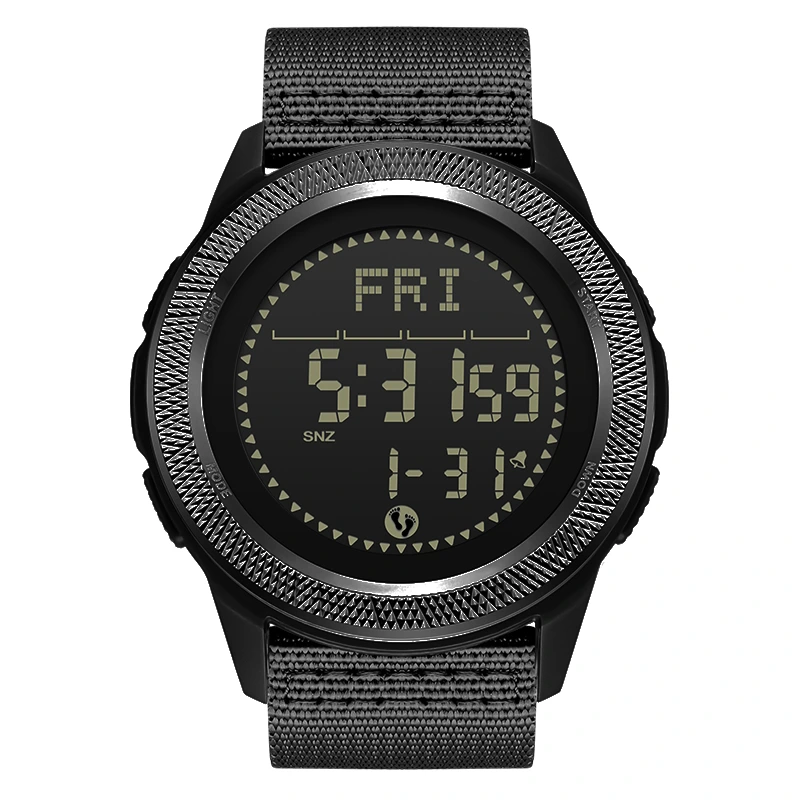 Чоловічий спортивний водостійкий тактичний з компасом годинник North Edge Nexus з компасом