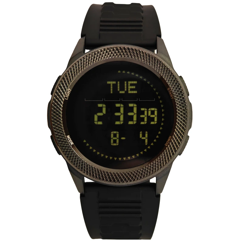 Чоловічий спортивний водостійкий тактичний з компасом годинник North Edge Nexus Rubber з компасом, 2 ремінці