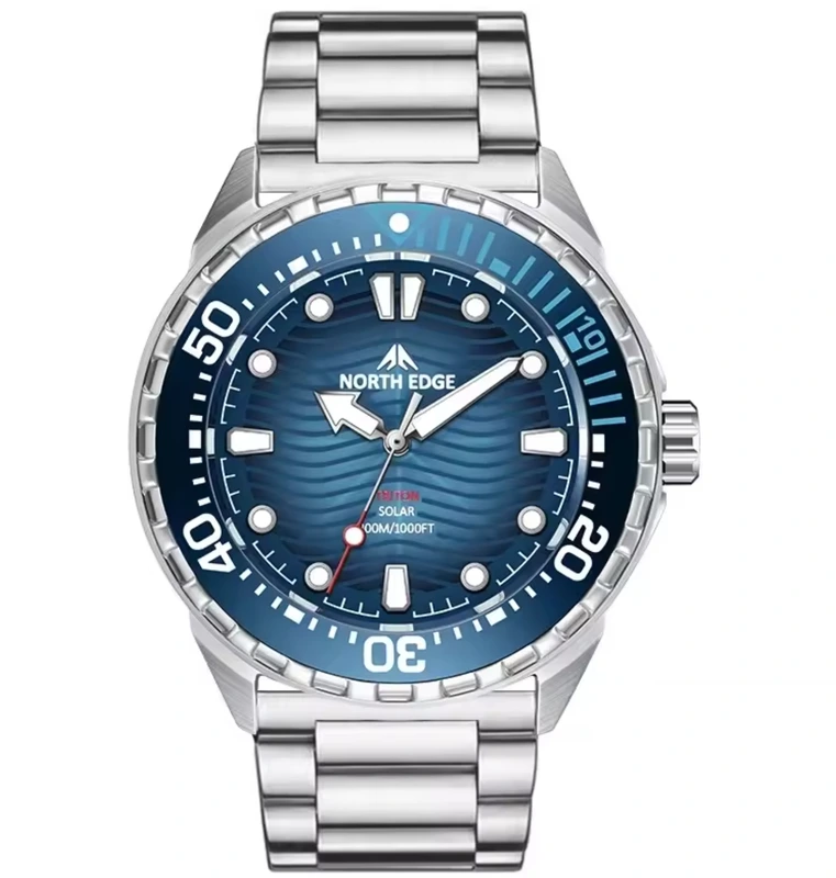 Чоловічий спортивний тактичний годинник North Edge Triton 30 Bar