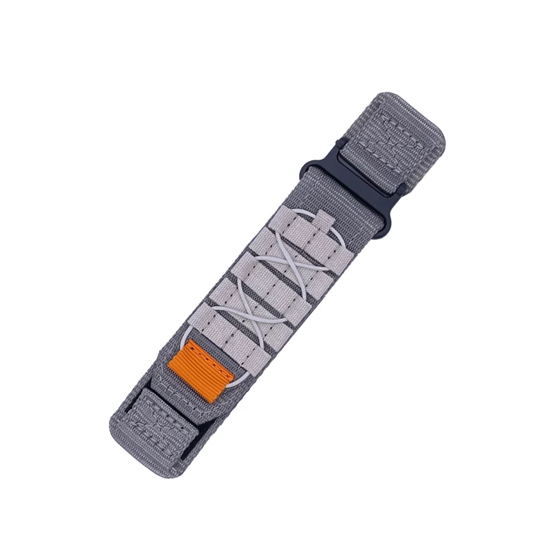 Ремінець для годинника Nylon Tactic Grey 38 мм