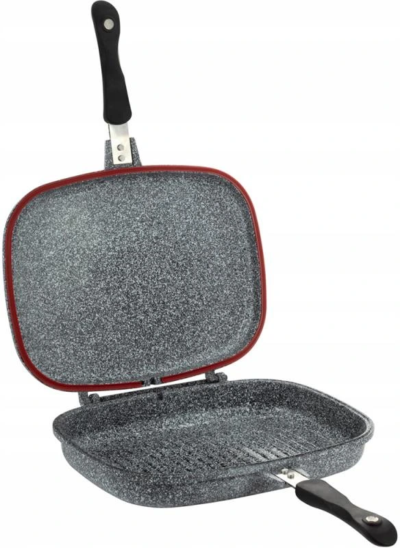 Сковорода-гриль Ofenbach Grill Pan подвійна 32х24х7см з антипригарним покриттям