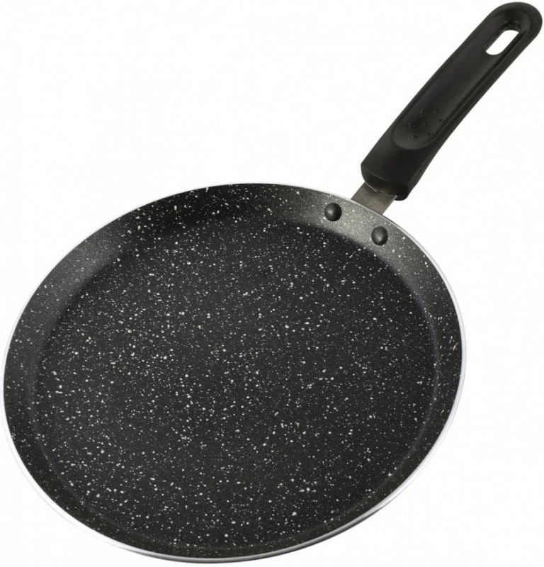 Сковорода млинна Ofenbach Black Marble Ø26см з мармуровим покриттям