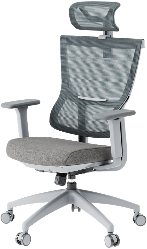 Крісло офісне OfficePro Elegant OC600-G-DG-DG