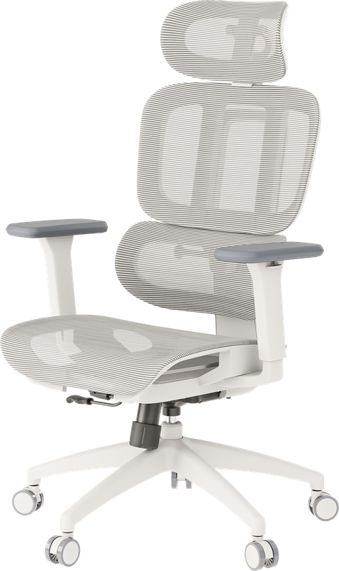 Крісло офісне OfficePro Skyline OC680-W-LG-LG