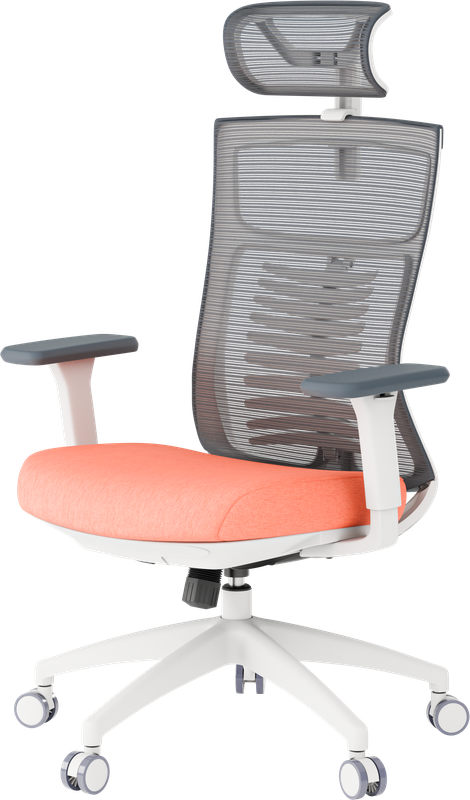 Крісло офісне OfficePro Balance OC550-W-DG-OR — OfficePro