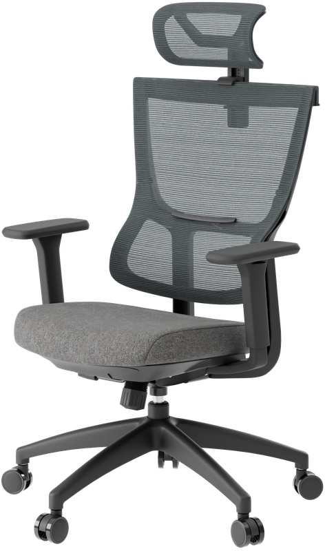 Крісло офісне OfficePro Elegant OC600-B-DG-DG — OfficePro