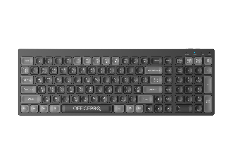 Клавіатура бездротова OfficePro (SK985BO) — OfficePro