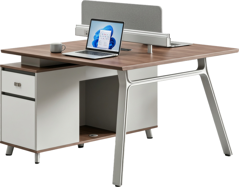 Стіл двомісний з тумбочками OfficePro PG-M24A-2A — OfficePro
