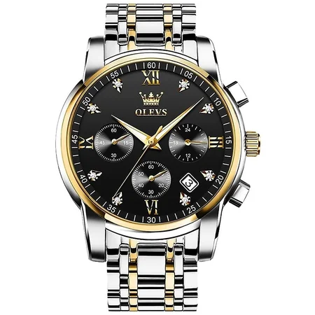 Годинник наручний Olevs 2858 Black Accents