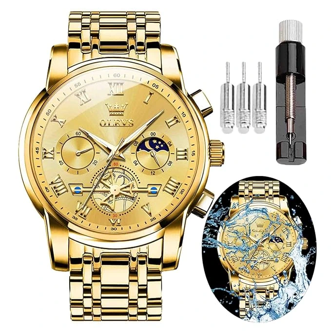 Годинник наручний Olevs 2859 Blue Accents