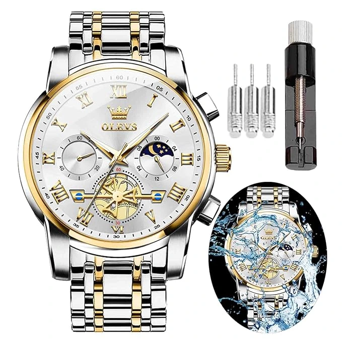 Годинник наручний Olevs 2859 White Accents