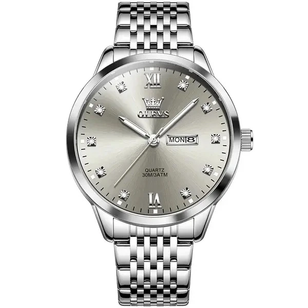 Годинник наручний Olevs 2943 Gray Natural