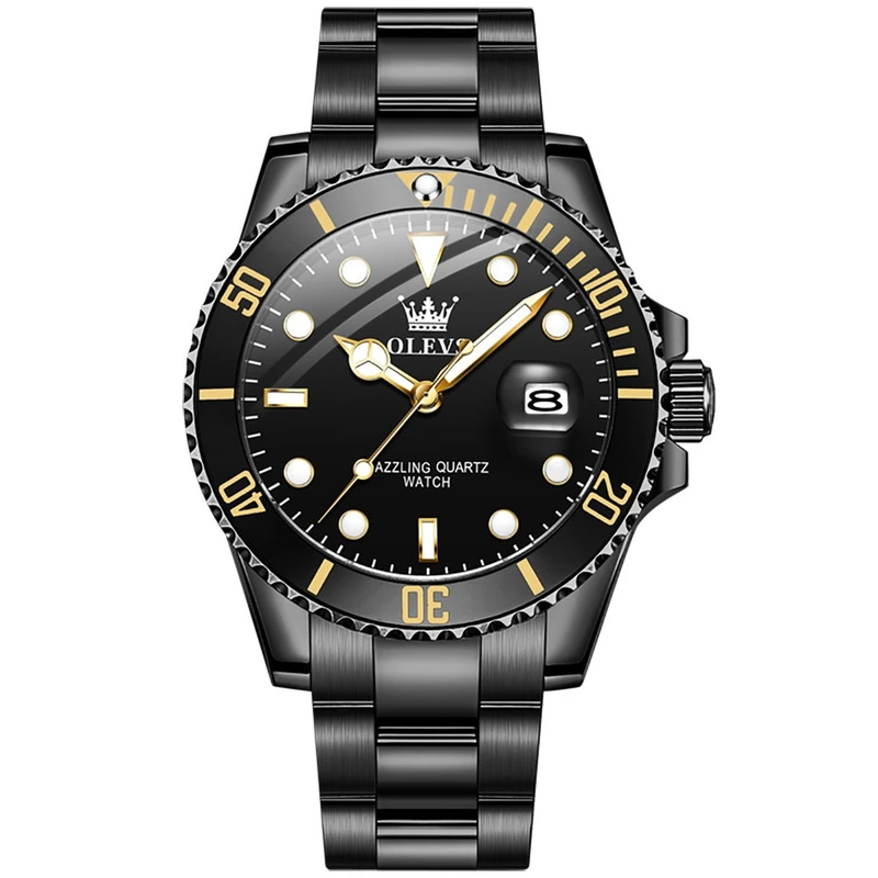 Годинник наручний Olevs 5885 Black