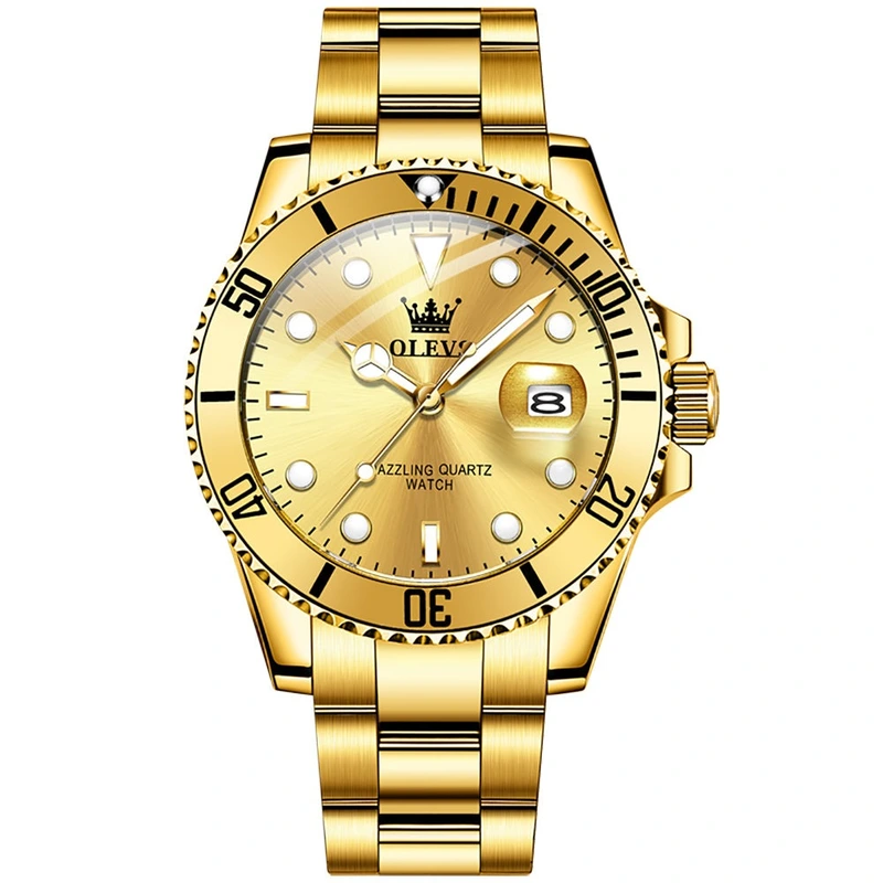 Годинник наручний Olevs 5885 Gold