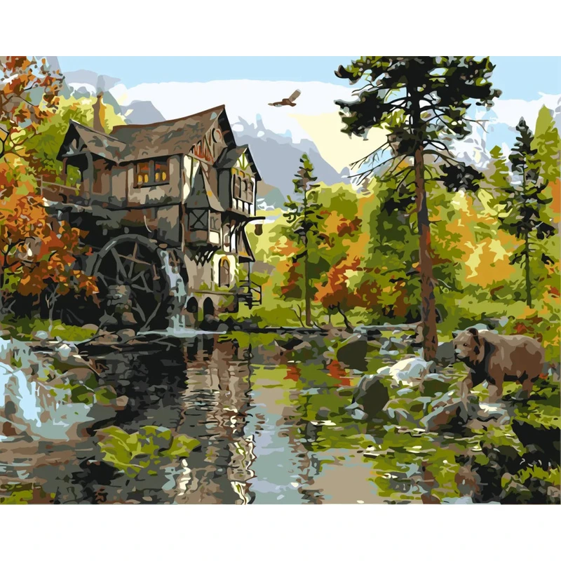 Картина за номерами "Лісова казка" LW30340, 40х50 см