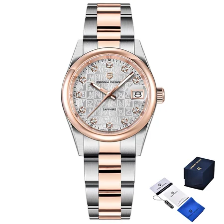 Pagani Design PD-1794L Silver-Rose Gold-White (1138-0252) — основне зображення