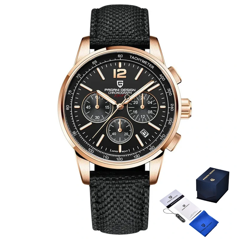 Pagani Design YS008 Rose Gold-Black