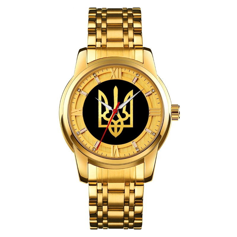 Годинник механічний Patriot Classic Glory to Ukraine Gold-Gold — Patriot