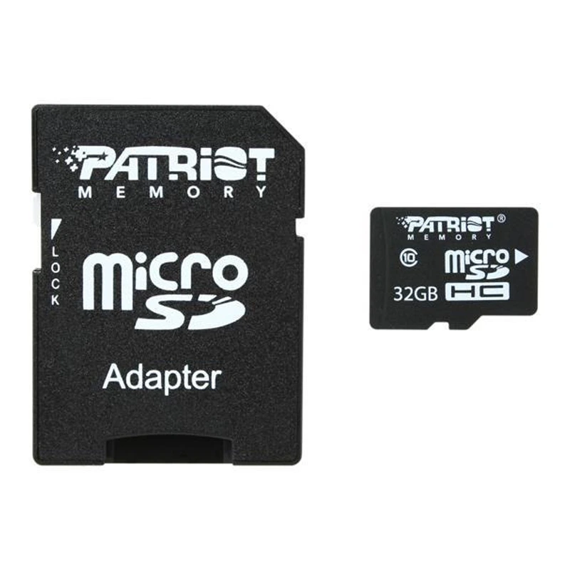 Карта пам'яті microSDHC (UHS-1) Patriot LX Series 32Gb class 10 (adapter SD) — Patriot Memory