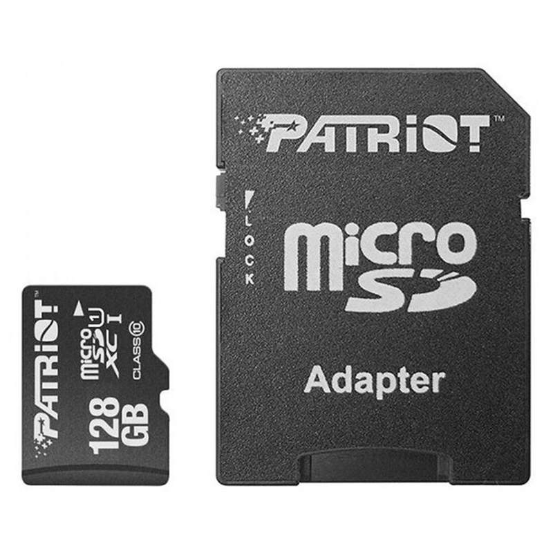 Карта пам'яті microSDXC (UHS-1) Patriot LX Series 128Gb class 10 (adapter SD) — Patriot Memory