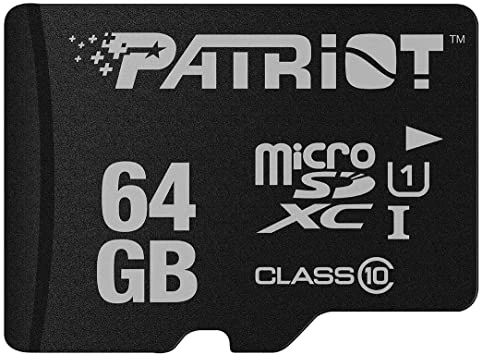 Карта пам'яті microSDXC (UHS-1) Patriot LX Series 64Gb class 10 — Patriot Memory