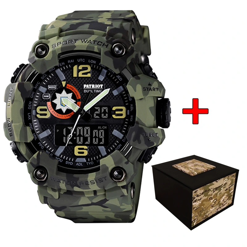 Patriot 002CMGRPO Поліція Зелений камуфляж + Коробка