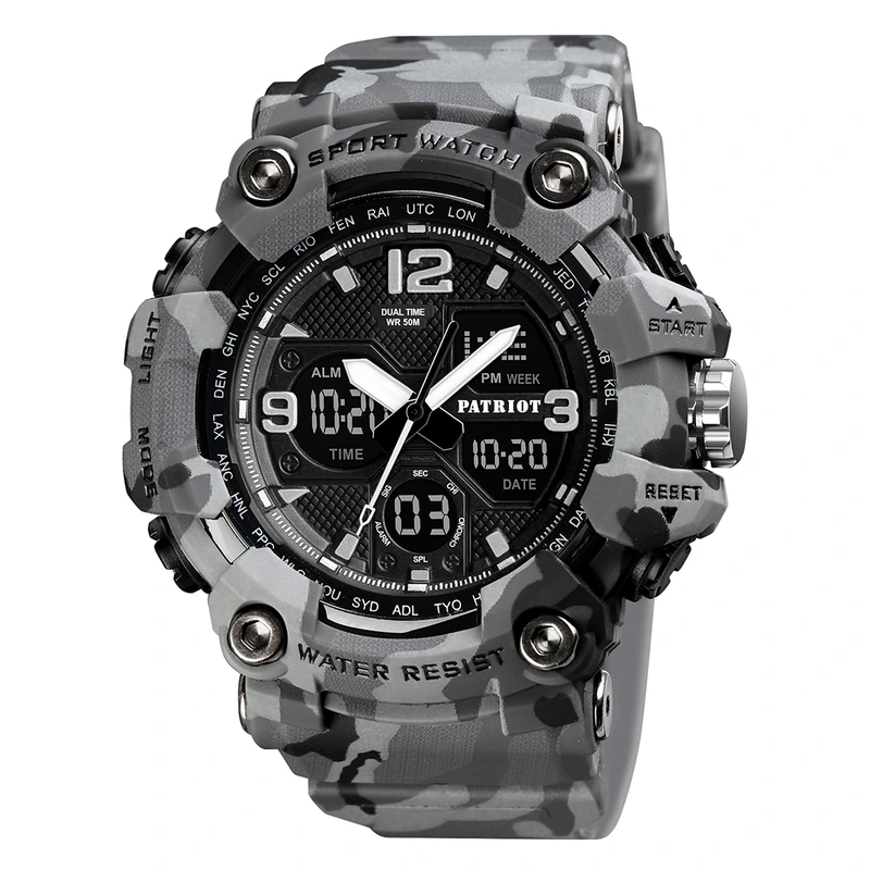Patriot 006CMGY Camo Gray