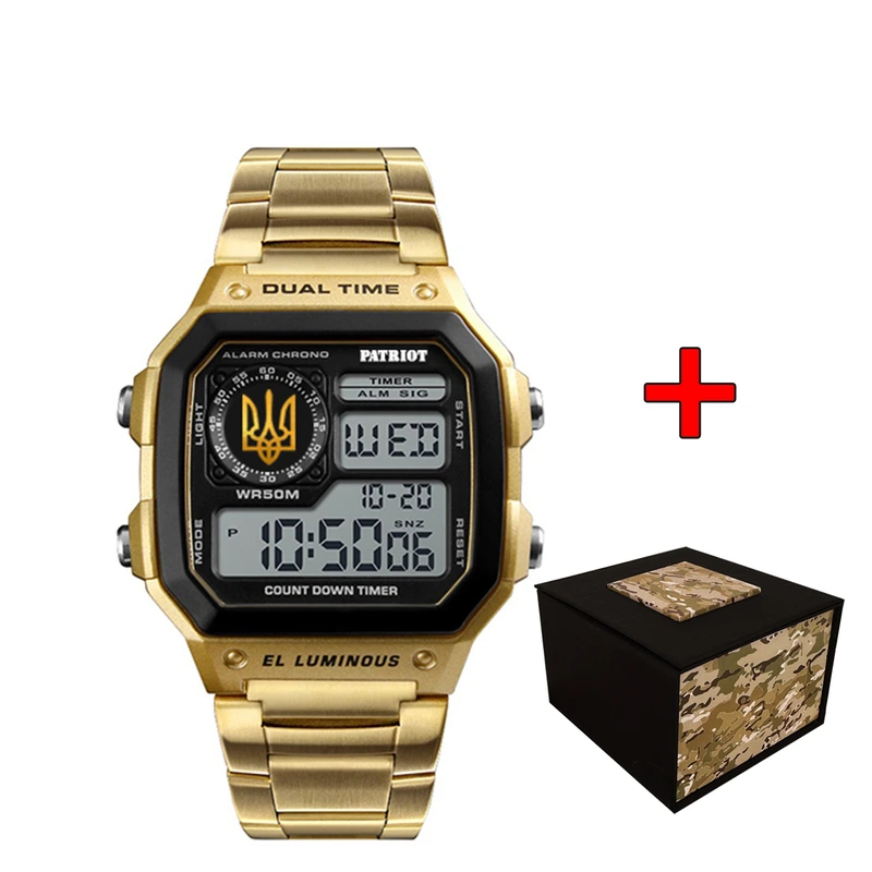 Patriot 011YGUAGD Тризуб золото Золото + Коробка.