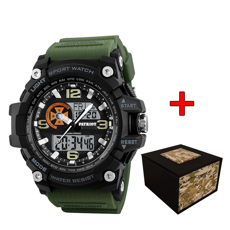 Patriot 012AGDSNS ДСНС Чорні з зеленим + Коробка.