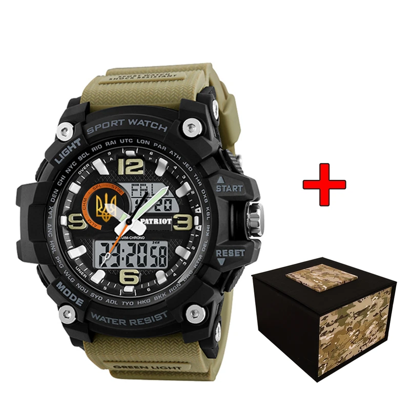 Patriot 012BKKHUAGD Тризуб золото Чорні з хакі + Коробка