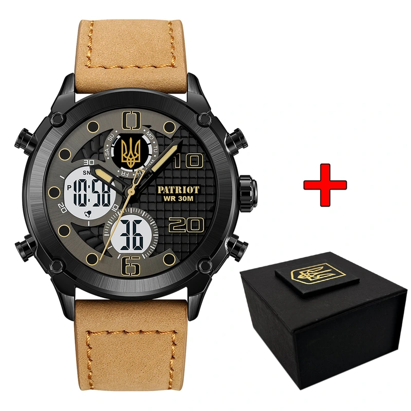 Patriot 017BKLTBN Тризуб злото Black-Light Brown