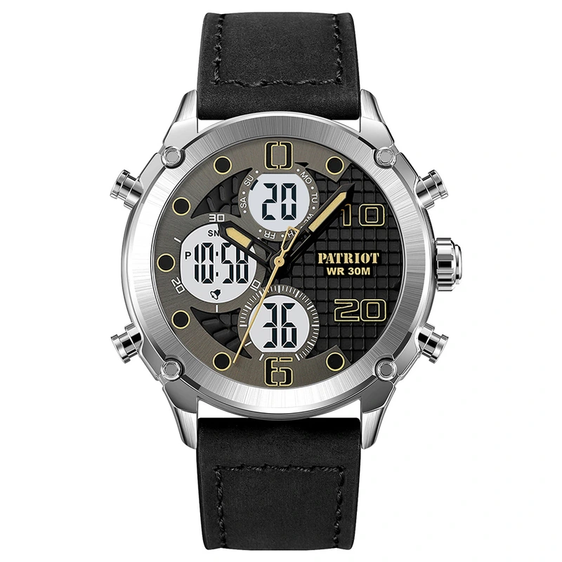 Patriot 017LSIWT Silver-White Leather