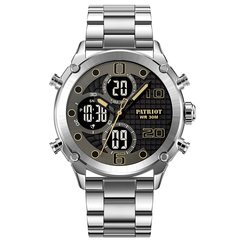 Patriot 017SSIBK Silver-Black Steel