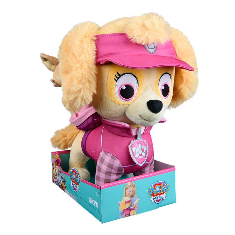 Цуценячий патруль: м'яка іграшка – цуценя Скай з улюбленцем (30 см)