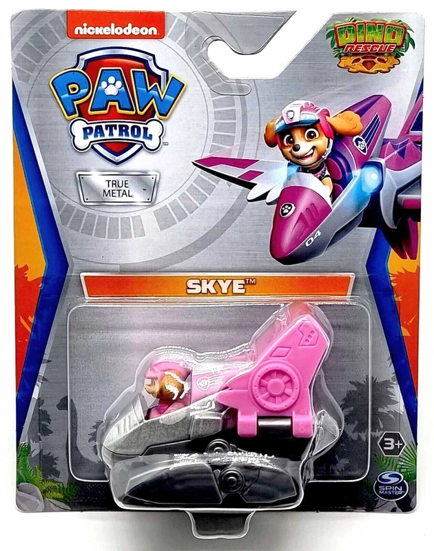 Цуценячий патруль: Скай і металевий колекційний рятівний автомобіль Die Cast (серія Діно-місія) — Paw Patrol