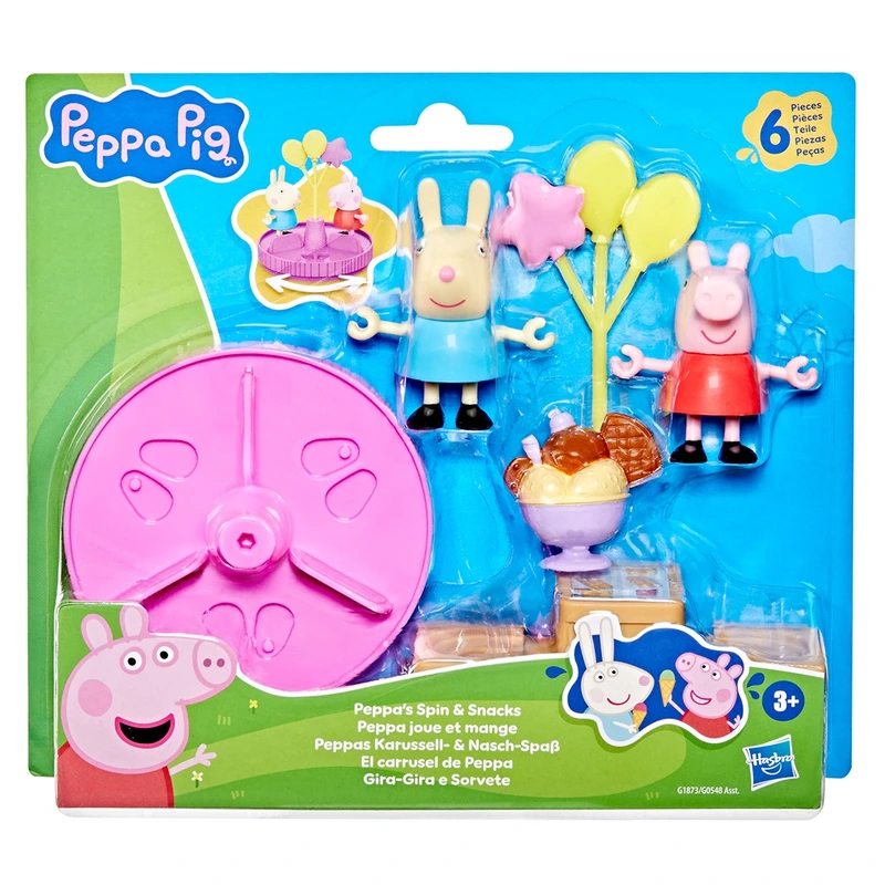 Ігровий набір PEPPA FIGURINES серії "Моменти з Пеппою" – КАРУСЕЛЬ І ЛАСОЩІ