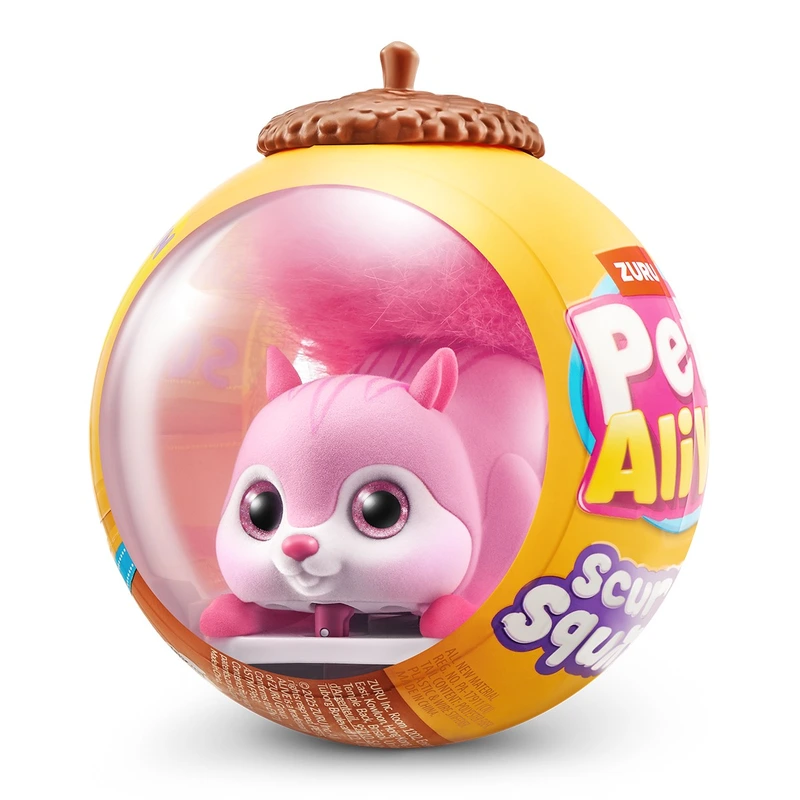 Інтерактивна іграшка PETS ALIVE S1 – БІЛОЧКА (рожевий)