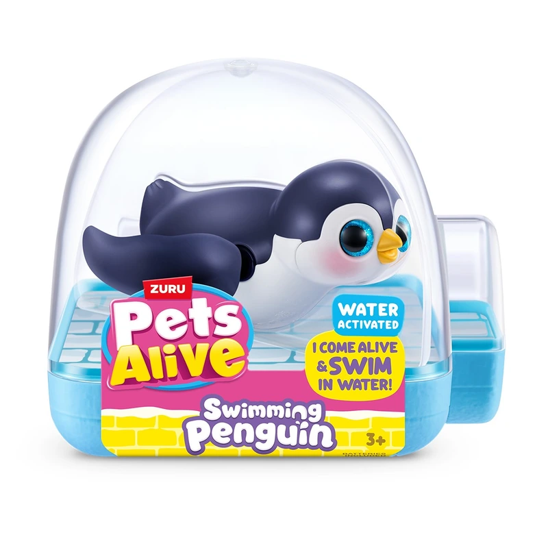 Інтерактивна іграшка PETS ALIVE S1 – ПІНГВІНЧИК (чорний)