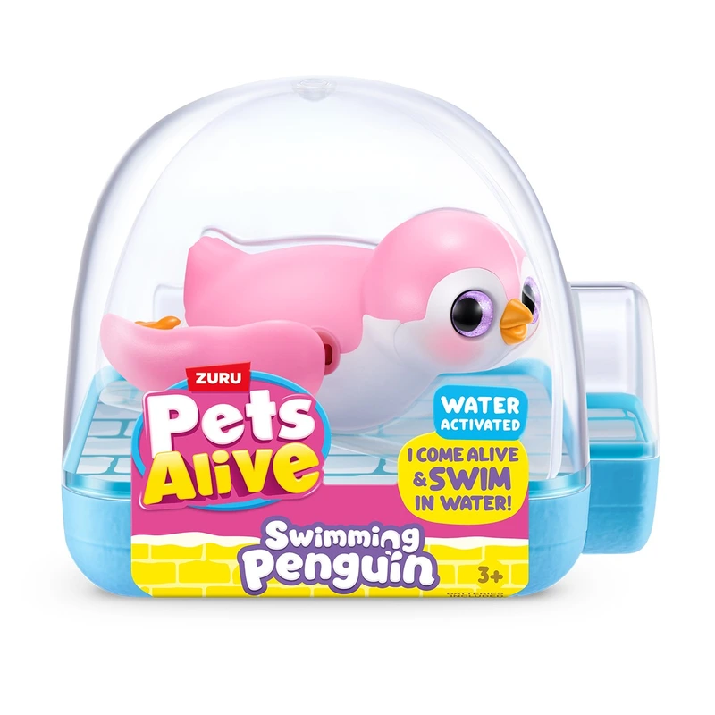 Інтерактивна іграшка PETS ALIVE S1 – ПІНГВІНЧИК (рожевий)