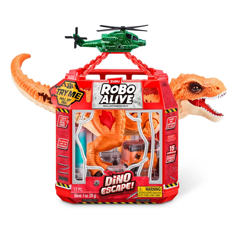 Інтерактивний ігровий набір ROBO ALIVE - ВТЕЧА ДИНОЗАВРА