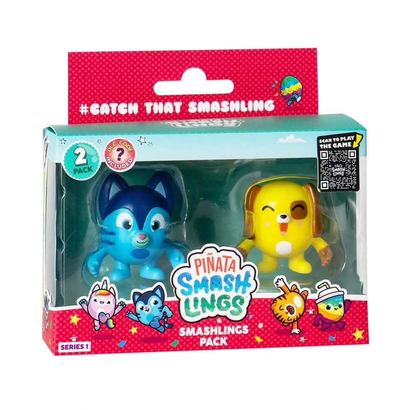 Набір фігурок PINATA SMASHLINGS – ВЕСЕЛІ ГЕРОЇ (2 фігурки, в асорт.) — Pinata Smashlings